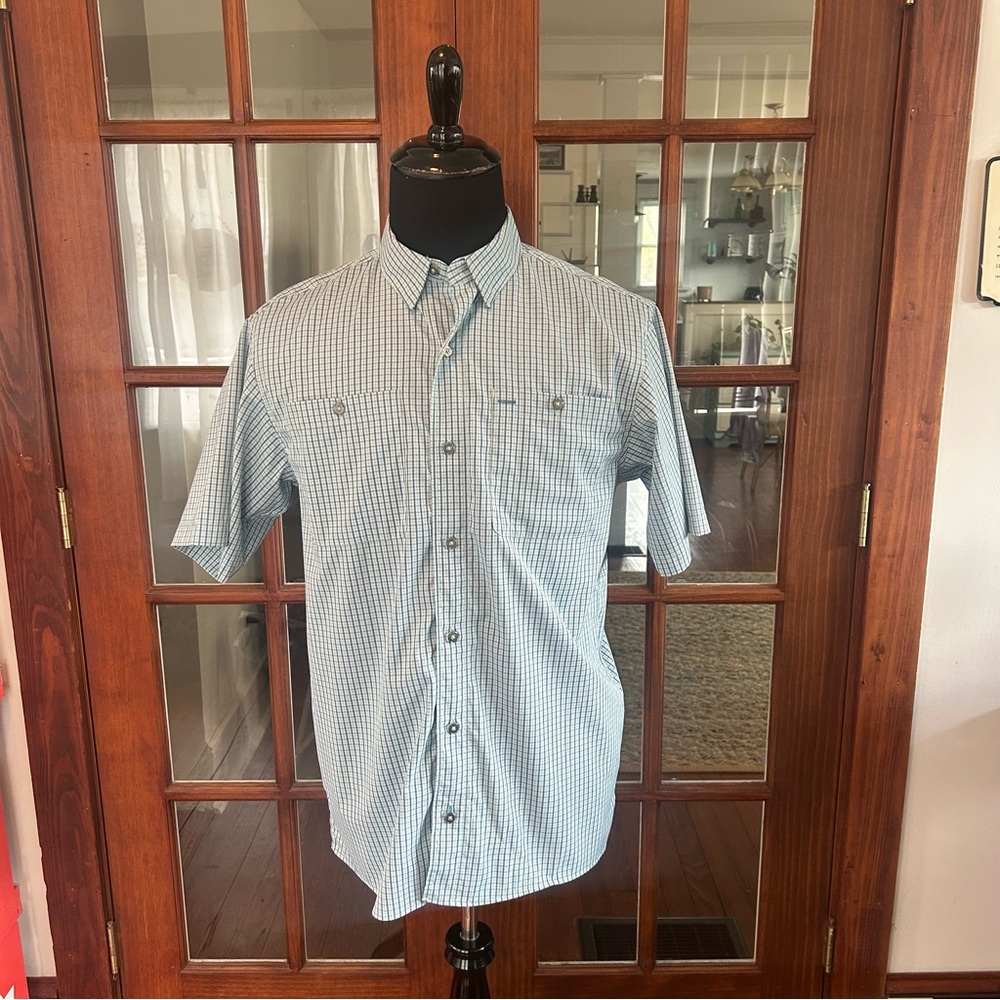 Worldwide Sportsman Button-Down Pocket Short-Sleeve Fishing Shirt Medium